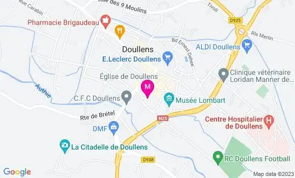 Localisation Pizzeria La Pizza Dorée