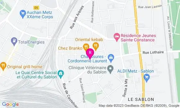 Localisation Restaurant  Au Titi Parisien