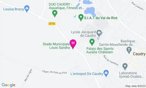 Localisation Pizzeria du Saint Bernard