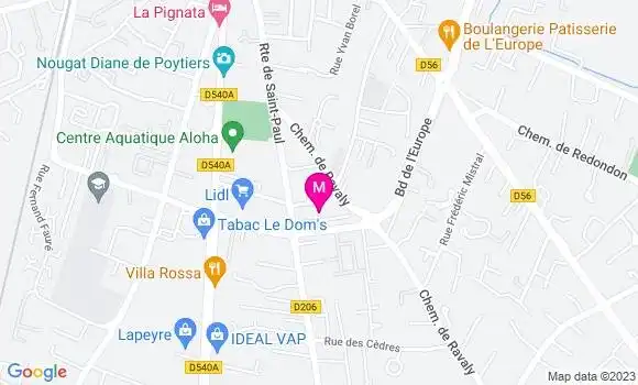 Localisation Restaurant  King