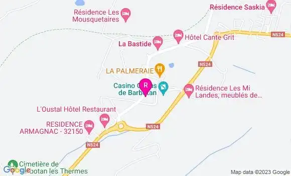 Localisation Restaurant du Beau Site