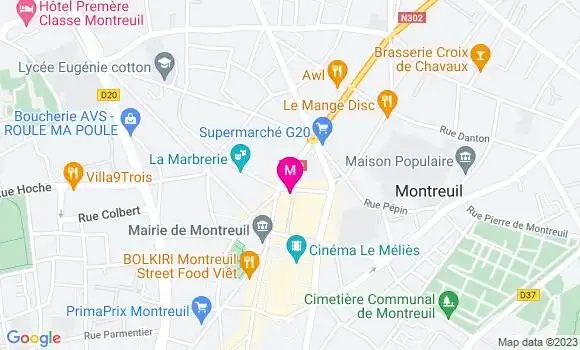 Localisation Sandwicherie Le Prestige