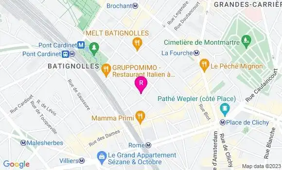 Localisation Restaurant Chinois Batignolles Express
