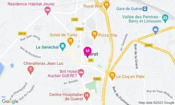 Localisation Restaurant Bar Bar de la Poste