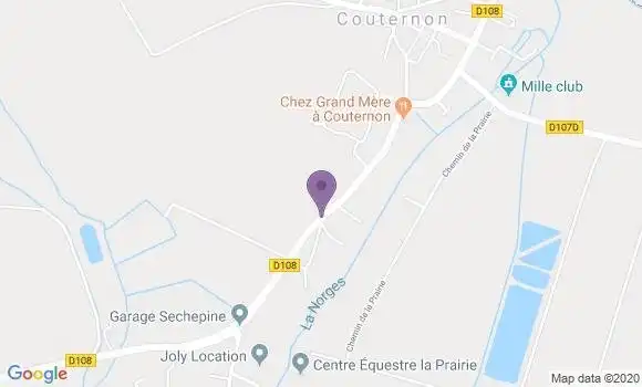 Localisation Restaurant  Chez Grand Mère