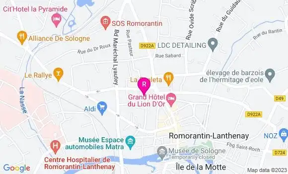 Localisation Restaurant  Nuccio Pizza