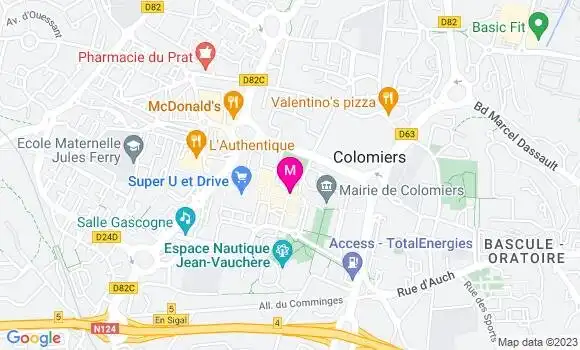 Localisation Pizzeria Pizza Bonici