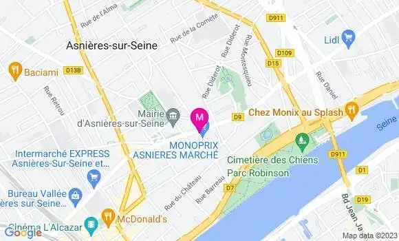 Localisation Restaurant Chinois Xin Fa