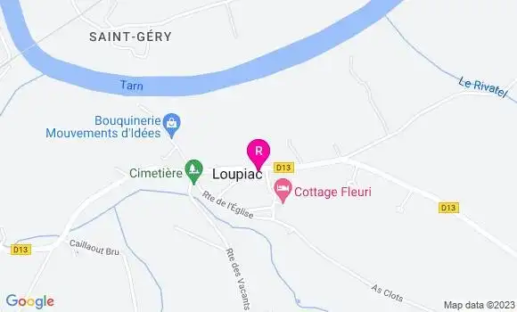 Localisation Restaurant  L