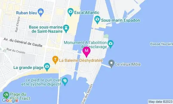 Localisation Le Bistrot du Grand Pavois