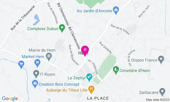 Localisation Pizzeria Basilik