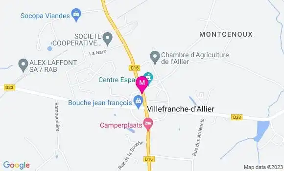 Localisation Pizzeria Tour de Pizz