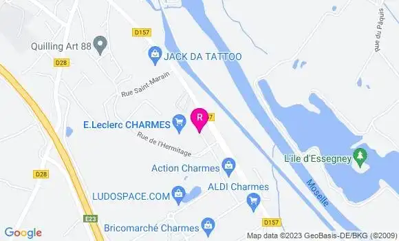 Localisation Restaurant  La Brasserie