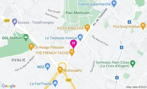 Localisation Restaurant  Fabrice Ortholan
