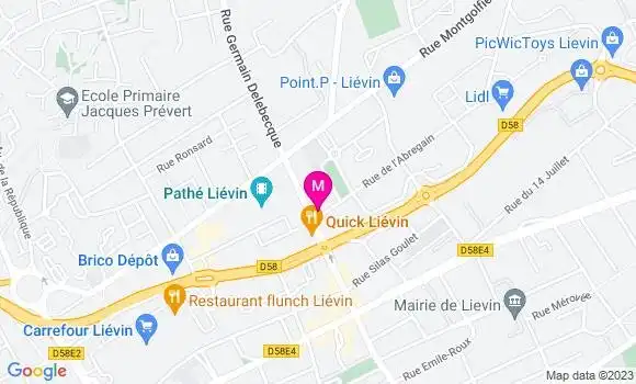 Localisation Restaurant  Le Comptoir à Pizzas