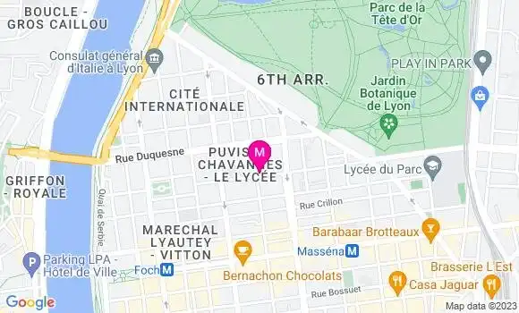 Localisation Restaurant  Comptoir 43