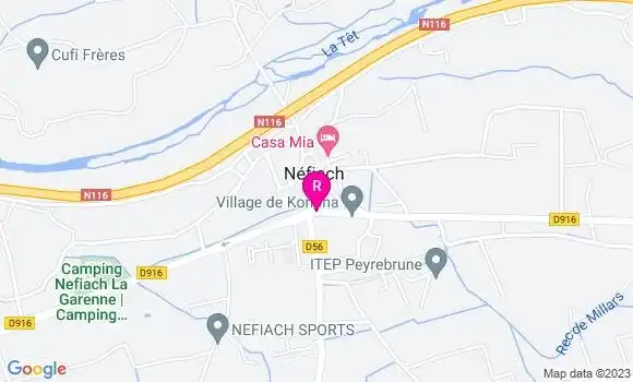 Localisation Restaurant  La Boule Ange