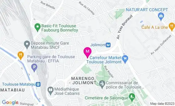 Localisation Restaurant  La Zina