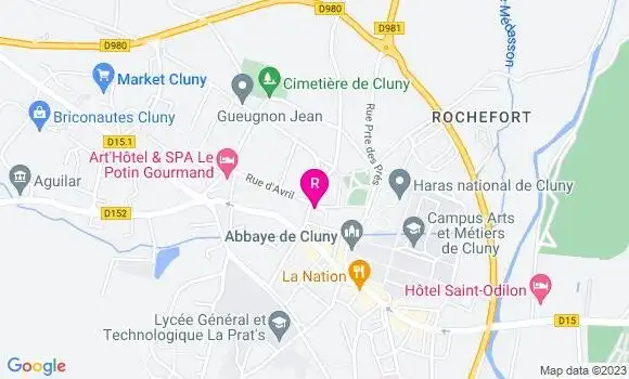 Localisation Restaurant  Chez la Louise