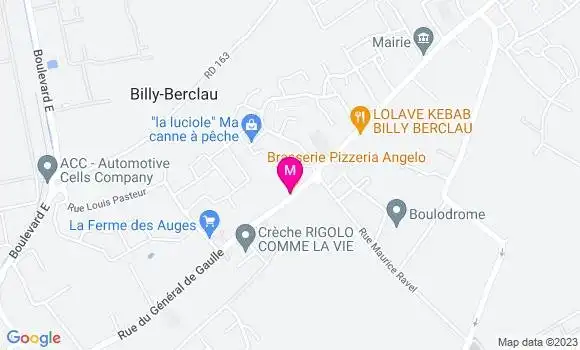 Localisation Brasserie Angelo