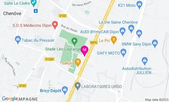 Localisation Restaurant  France Drive
