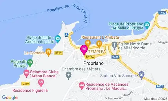 Localisation Restaurant  L