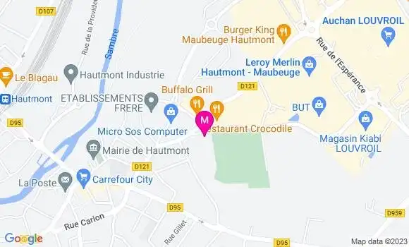 Localisation Restaurant  Au Cocambroche