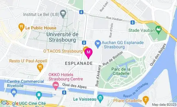 Localisation Fast Food Subway