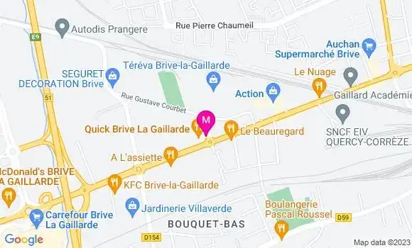 Localisation Fast Food Quick