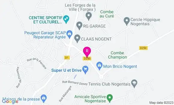 Localisation Restaurant  Pizza Lingonne