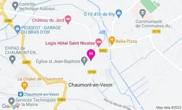 Localisation Restaurant  La French Pizza