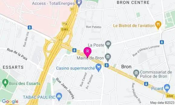 Localisation Pizzeria Monsieur Pizza