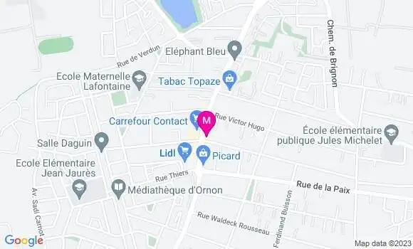 Localisation Kebab Le Pacha d