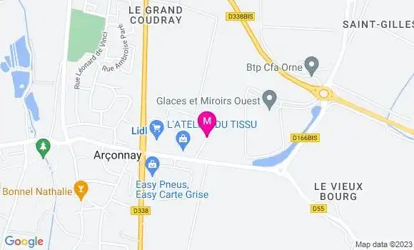 Localisation Café La Chope Ambrée