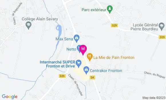 Localisation Restaurant  Pizza Jacky