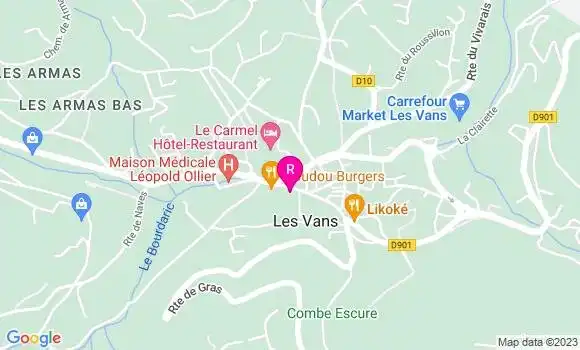 Localisation Restaurant  Roule Ma Poule