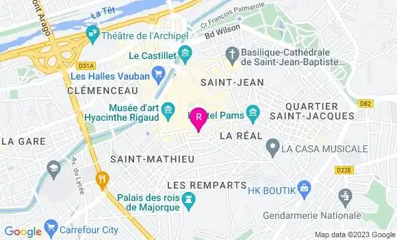 Localisation Restaurant  G