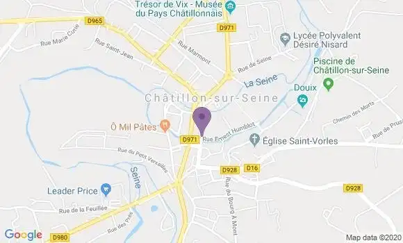Localisation Café Le Saint Vorles