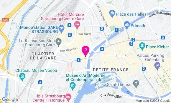 Localisation Restaurant  La Goulette