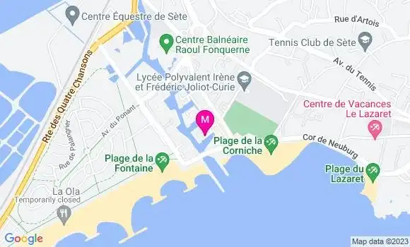 Localisation Restaurant Fruits de Mer Le Res Thau