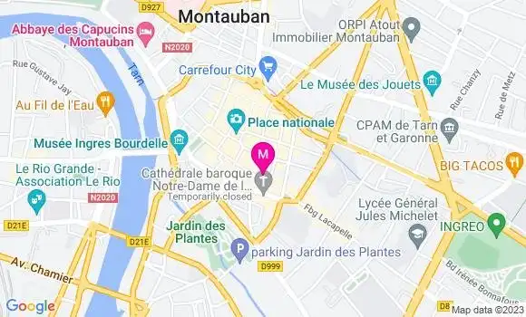 Localisation Restaurant  La Corne d