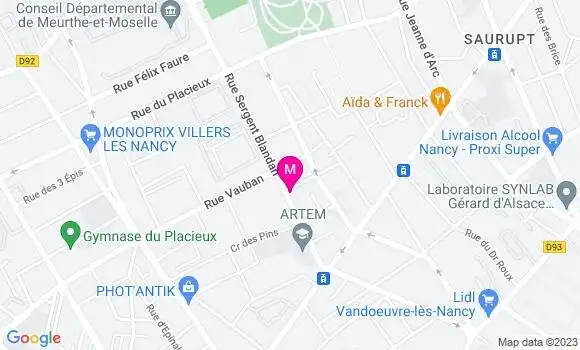 Localisation Kebab Snack Blandan