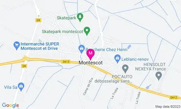 Localisation Pizzeria Le Petit Creux