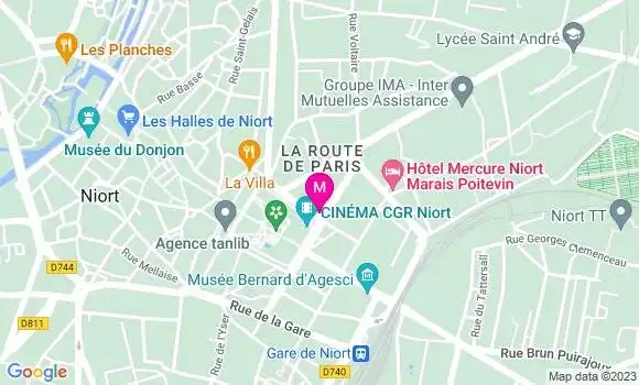 Localisation Fast Food Subway