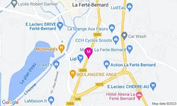Localisation Kebab Le Pacha