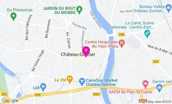 Localisation Crêperie La Galettiere