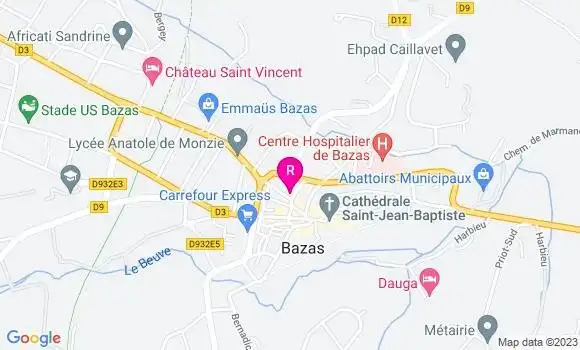 Localisation Restaurant  La Tour de Pizz
