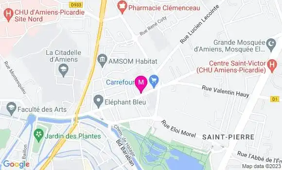 Localisation Saint Pierre Kebab