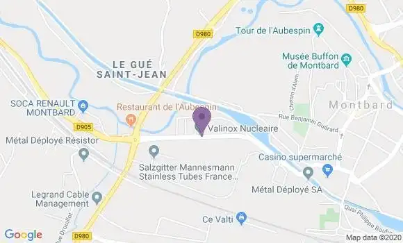 Localisation Restaurant de l