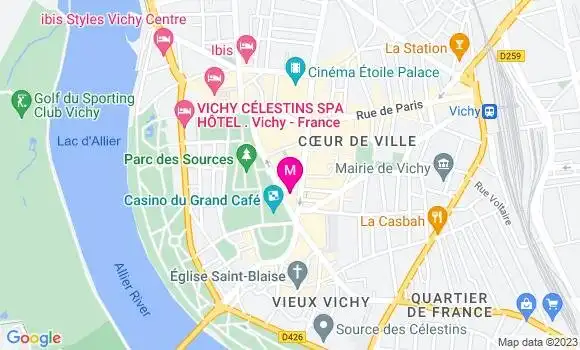 Localisation Restaurant  La Tart